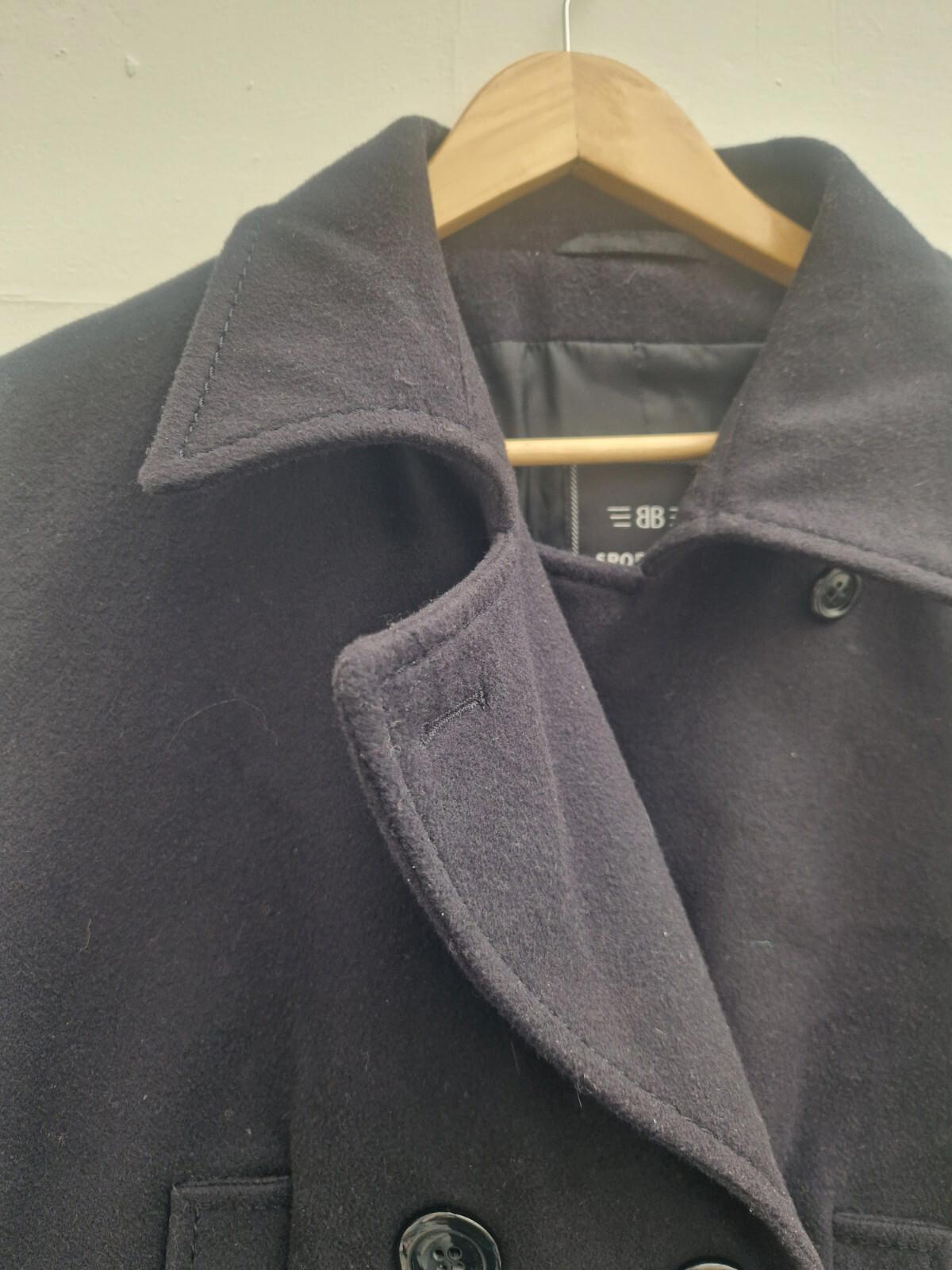 Brasler Sport Line Double Breasted  90% Virgin Wool 10% Cashmere  Coat Size 18