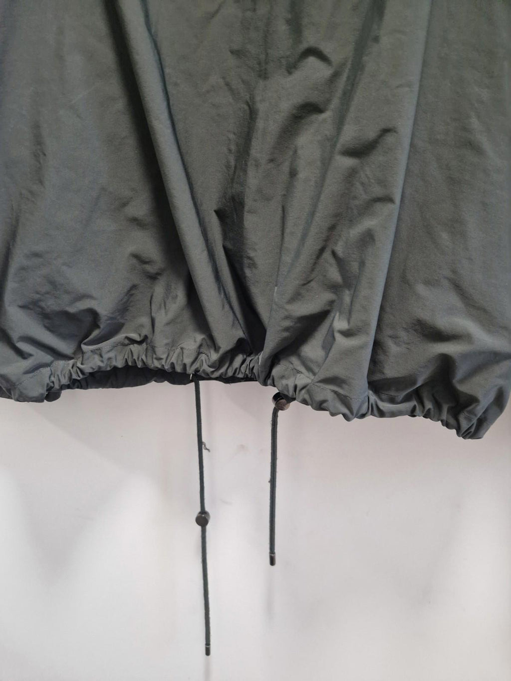 K- Way Bruno Poly Canvas Black Lightweight Hooded Packdown Jacket Uk Medium  Gc