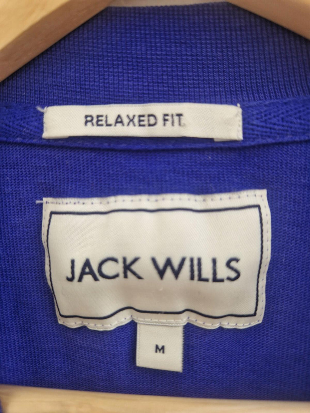jack wills contrast graphic  tee 1999 Blue Uk Size M Gc