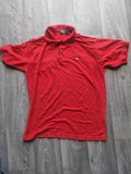Ralph Lauren Mens Red Polo Shirt Uk Size Large Euro 4 Gc