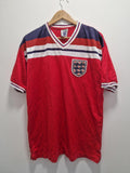 England 1982 World Cup Finals Away Retro Shirt Score Draw Label Uk Xl Gc