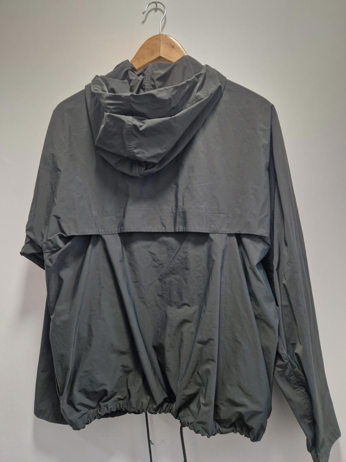 K- Way Bruno Poly Canvas Black Lightweight Hooded Packdown Jacket Uk Medium  Gc
