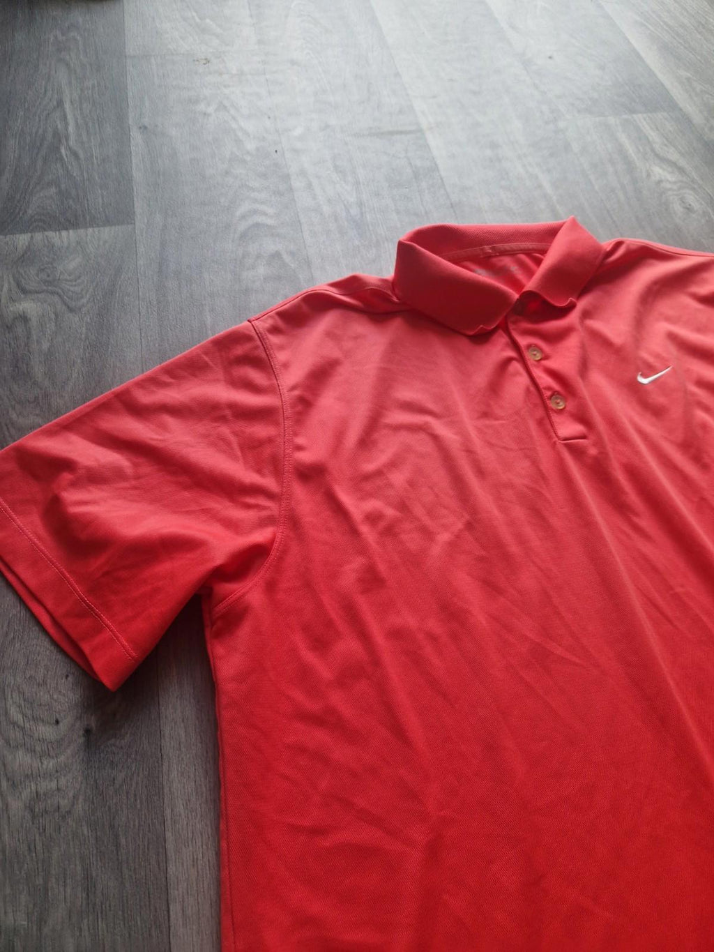 Nike Golf  Dri-Fit Victory Solid Polo Shirt - University Red/White Xxl Vgc