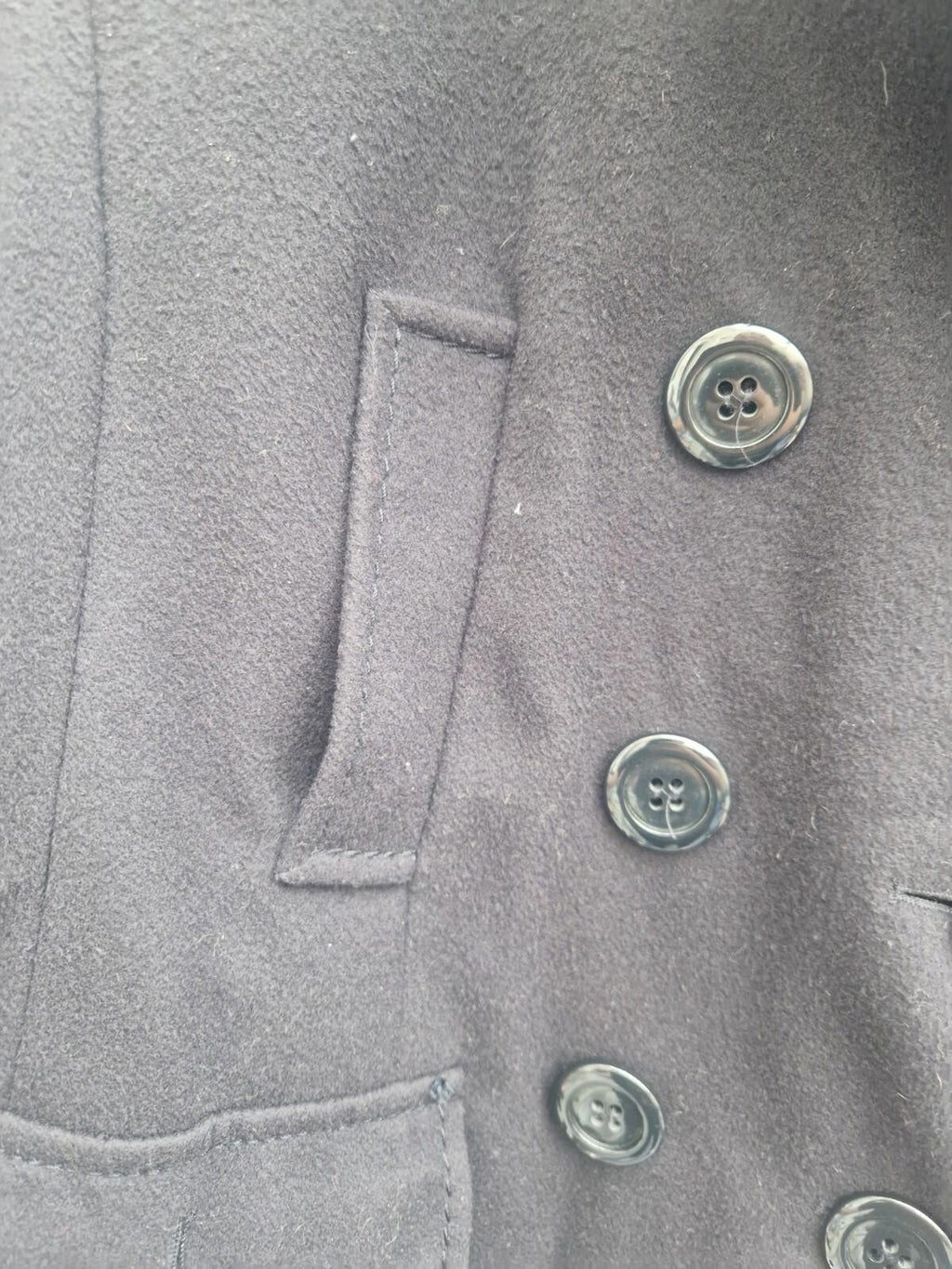Brasler Sport Line Double Breasted  90% Virgin Wool 10% Cashmere  Coat Size 18