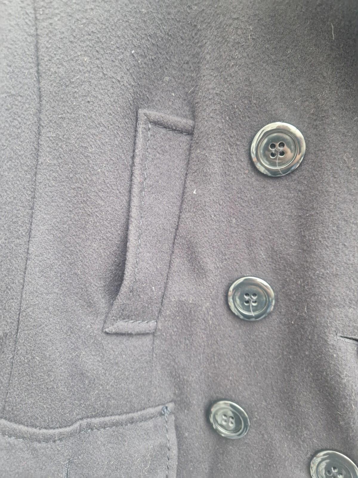 Brasler Sport Line Double Breasted  90% Virgin Wool 10% Cashmere  Coat Size 18