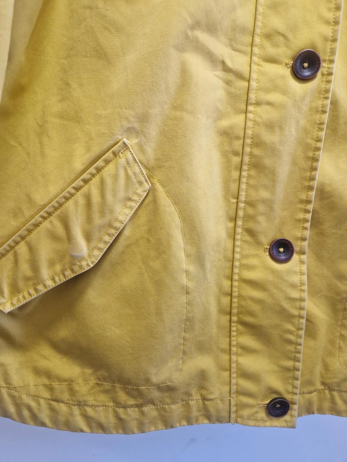 Joules Coast Women's Rain Jacket, Size 14, Hooded, Yellow/Gold