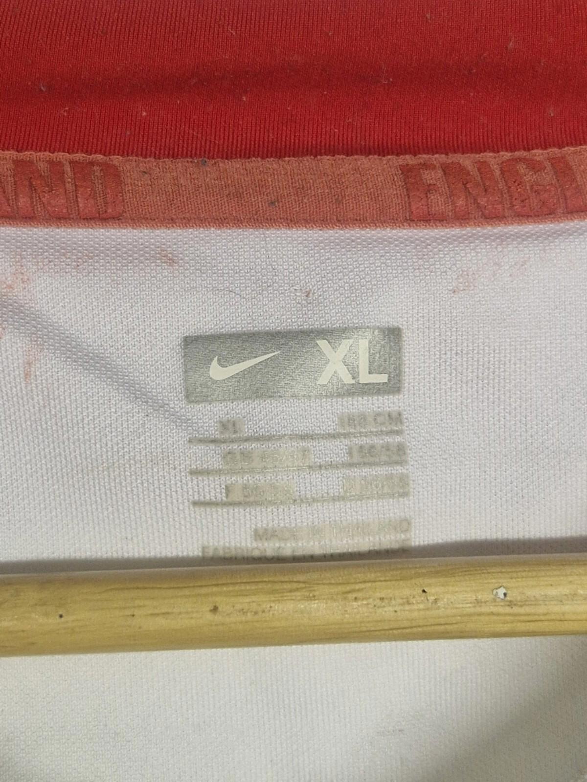 NIKE MEN'S RUGBY UNION ENGLAND TRAINING 2007 SEVENS SHIRT JERSEY MAILLOT SIZE Xl