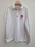 England For The Glory RFU Classic White Rugby Red Trim 3xl Official Licensed