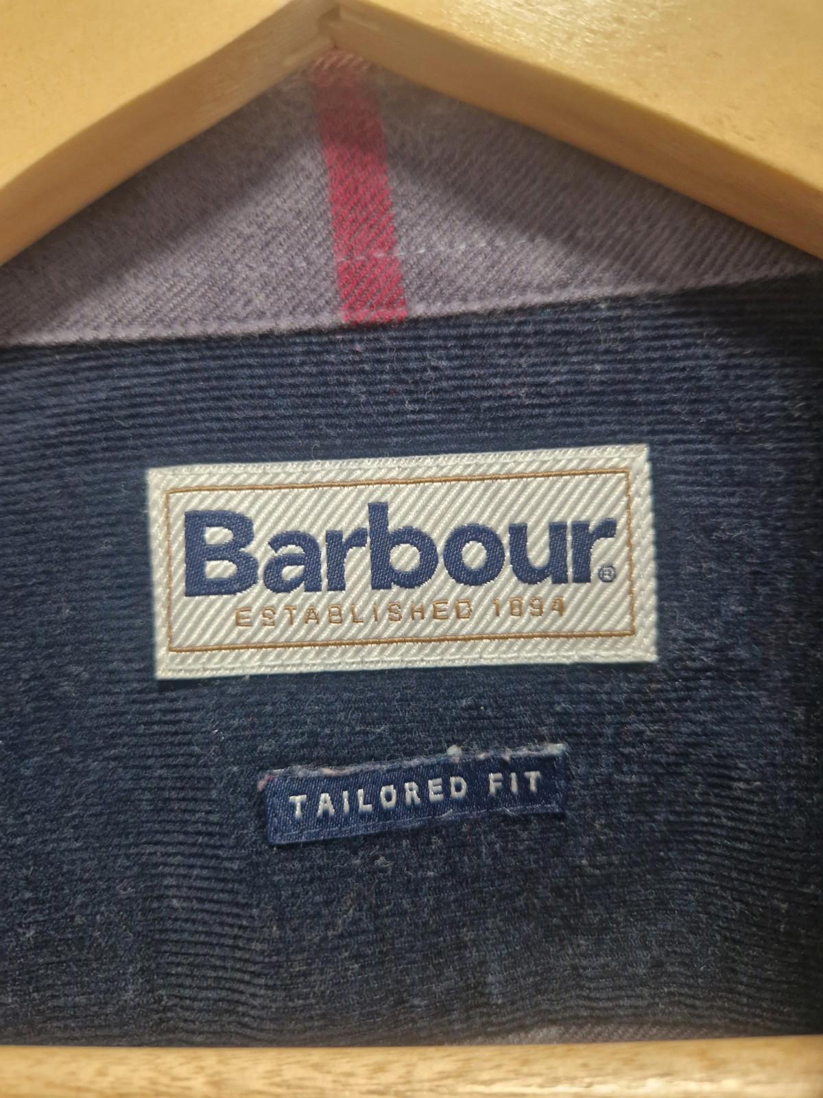 Barbour Stapleton John tartan Checked Flannel Shirt Uk Size Xl Good Condition