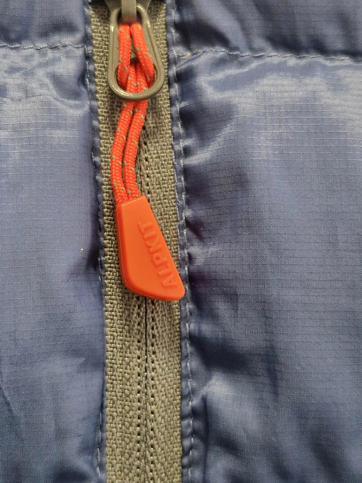 Alpkit Filoment 650 Vest Micro-baffle down Puffa gilet Navy Blue  Uk Size L Gc