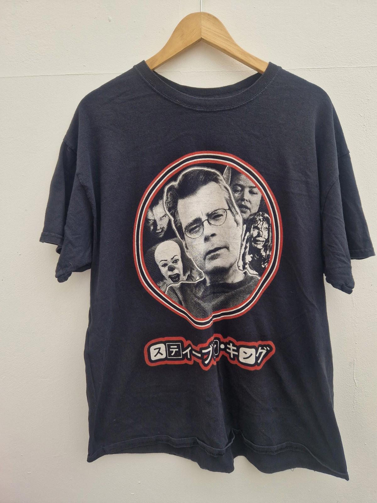 Vintage Stephen King Graphic  T-shirt  Horror Film Classics Gildan Tag Uk Xl Vgc