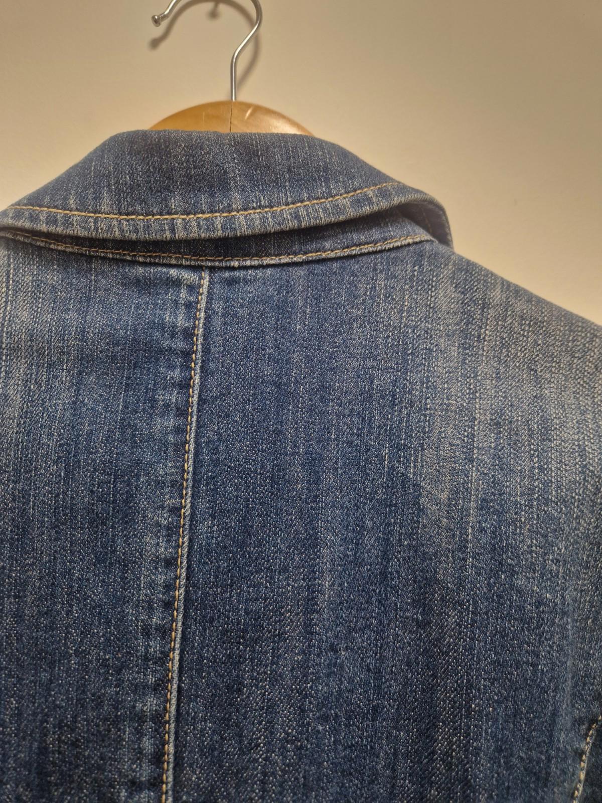 Gap 2 Button  Blue Denim  Jackets Ladies Uk Size 8 Gc