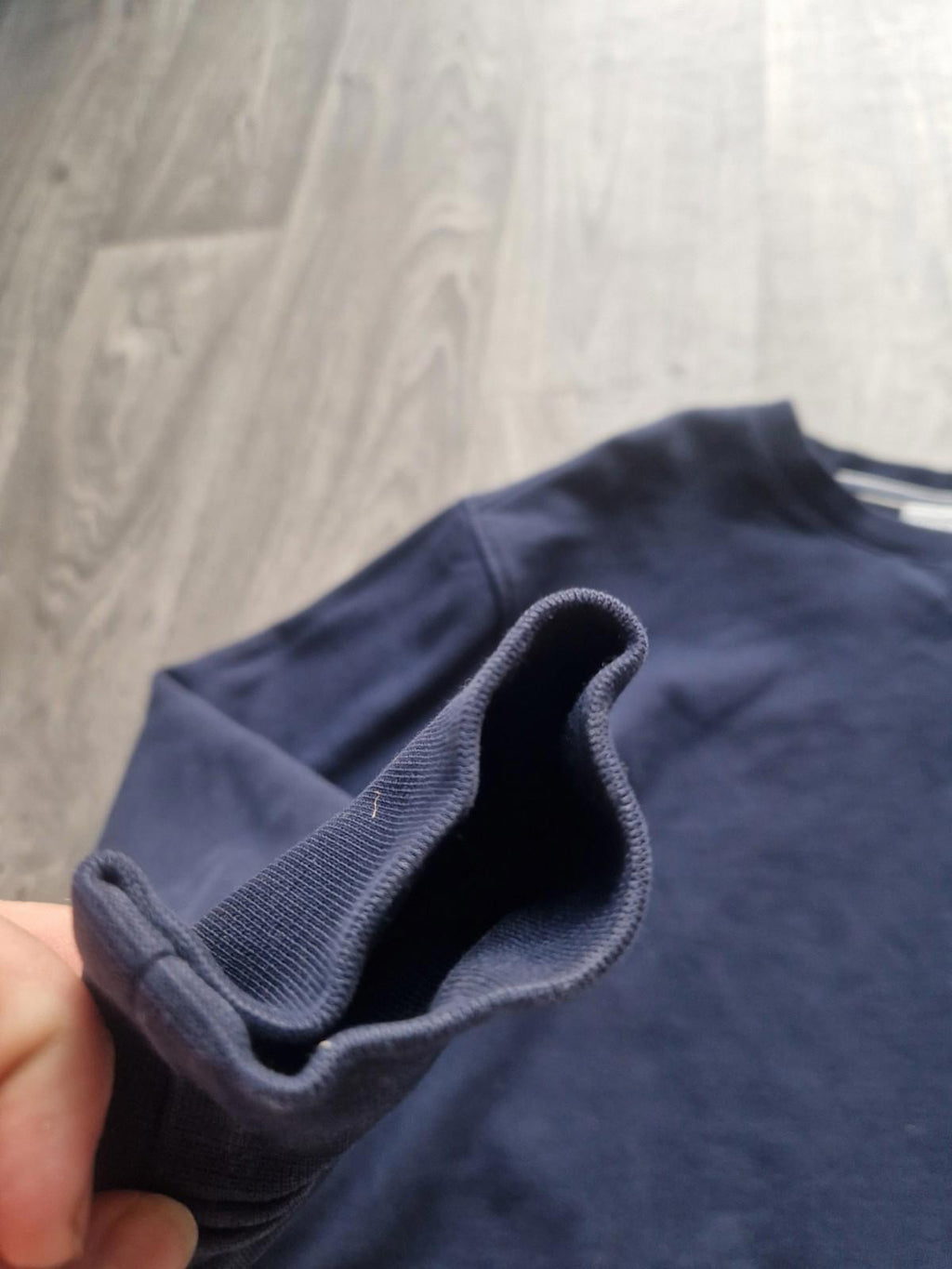 Lacoste Classic Logo Crew Neck Sweatshirt in navy blue Fra 7 Uk  Size Xxl Gc