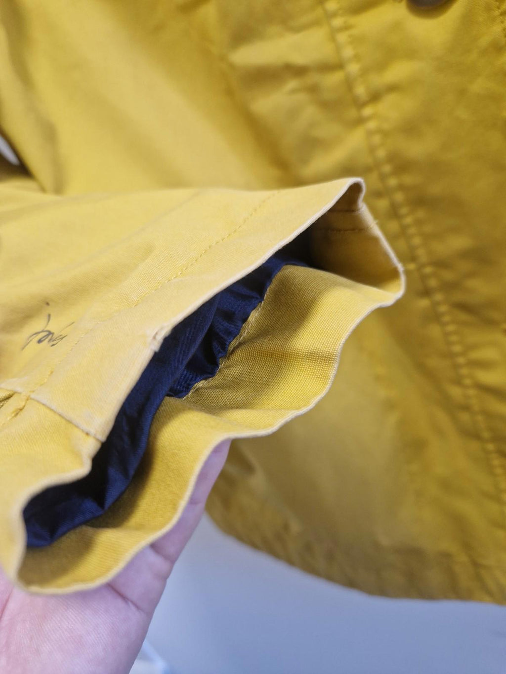 Joules Coast Women's Rain Jacket, Size 14, Hooded, Yellow/Gold