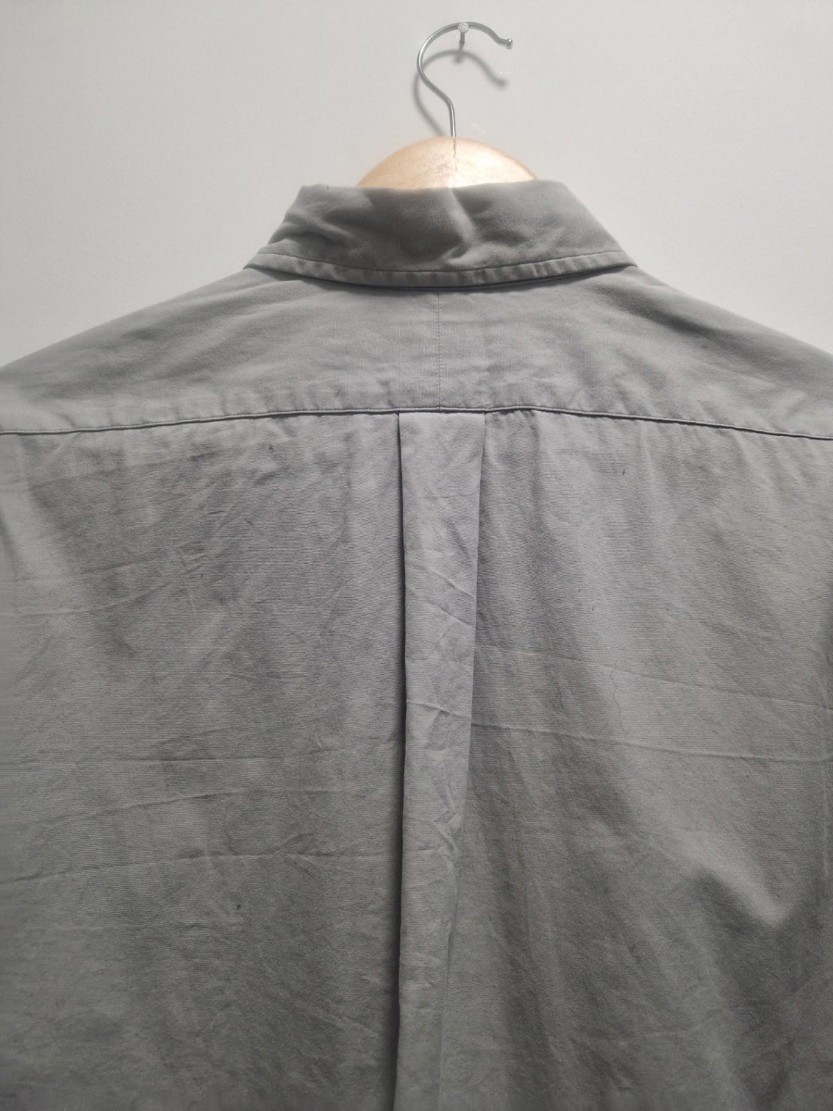 Polo Ralph Lauren Custom Fit Oxford Cotton Shirt in a grey stone color Uk M Gc