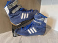 Adidas Monza Racing Driving Blue Suede Shoes Men’s Size 8 382673 Strap Well Used