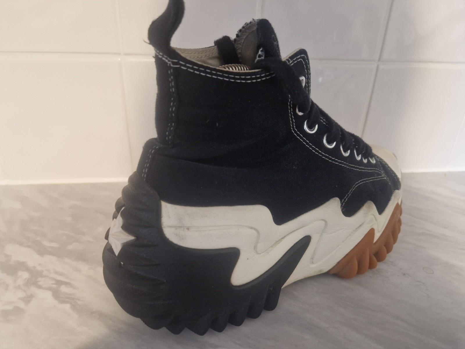 Converse Run Star Motion Black/Gum/Honey Unisex Shoes High Top UK7.5/W10 Gc