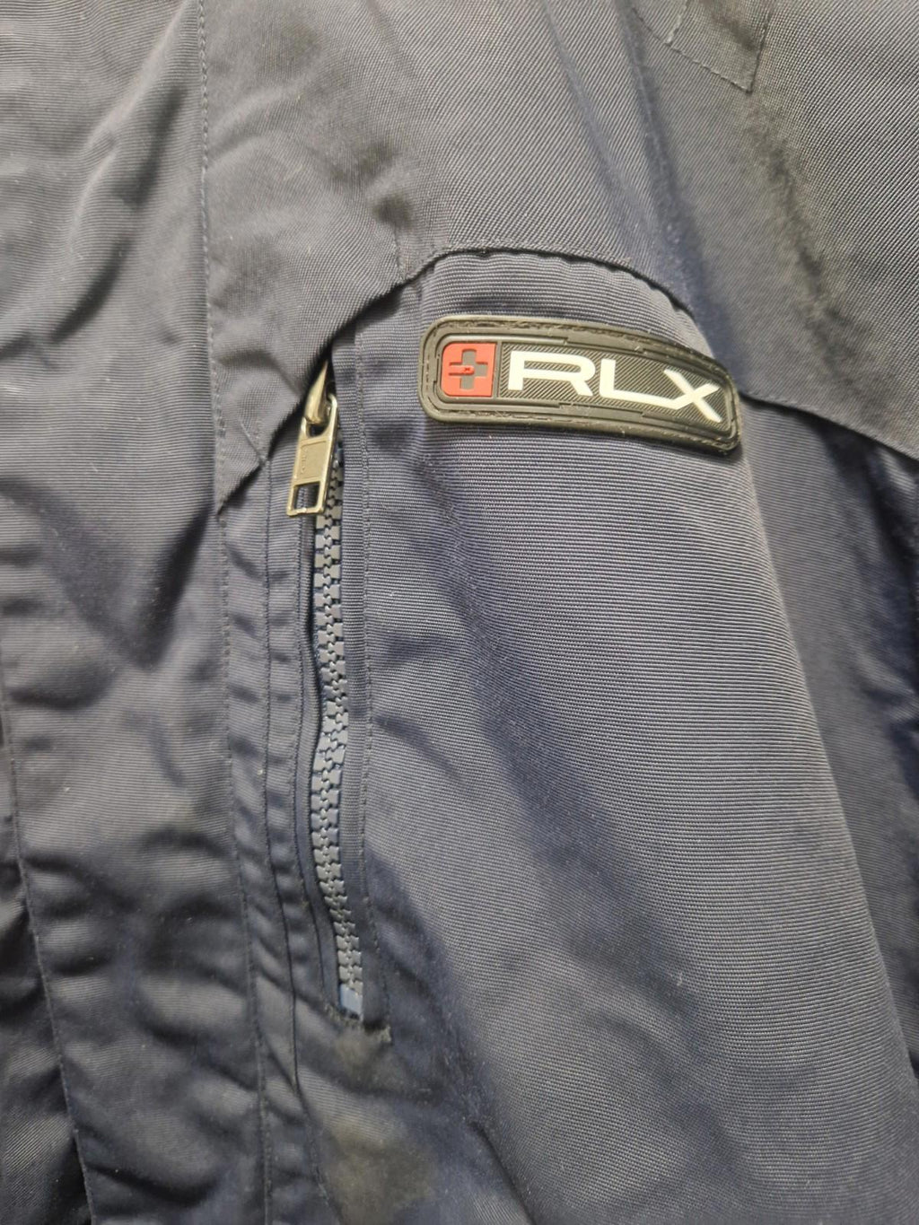 Polo Ralph Lauren Mens Navy Explorer RLX Utility Jacket Uk Xxl Preowened  Gc