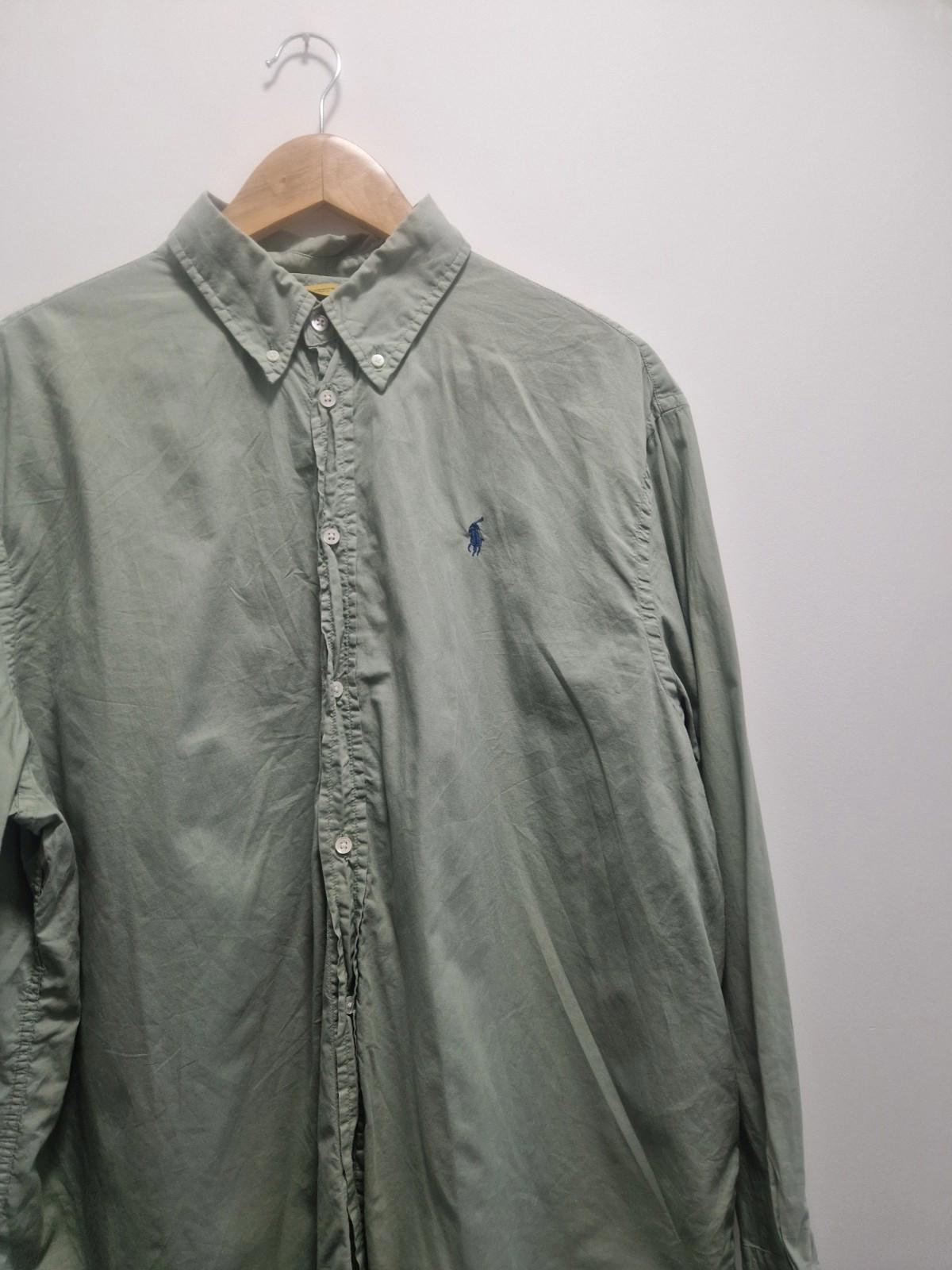 Polo Ralph Lauren long-sleeve cotton button-down shirt in a Olive Green Uk  Xl