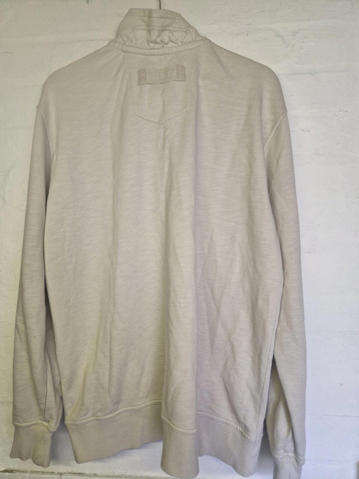 Seasalt Of Cornwall  Mens Quarter  Zip Sweater 100% Organic  Cotton  Uk Size Xl