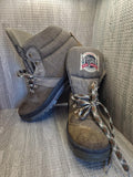 Trekk Free Wolves Natural Reserve  Khaki Green Hiking/walking Boots Uk Size 8 Gc