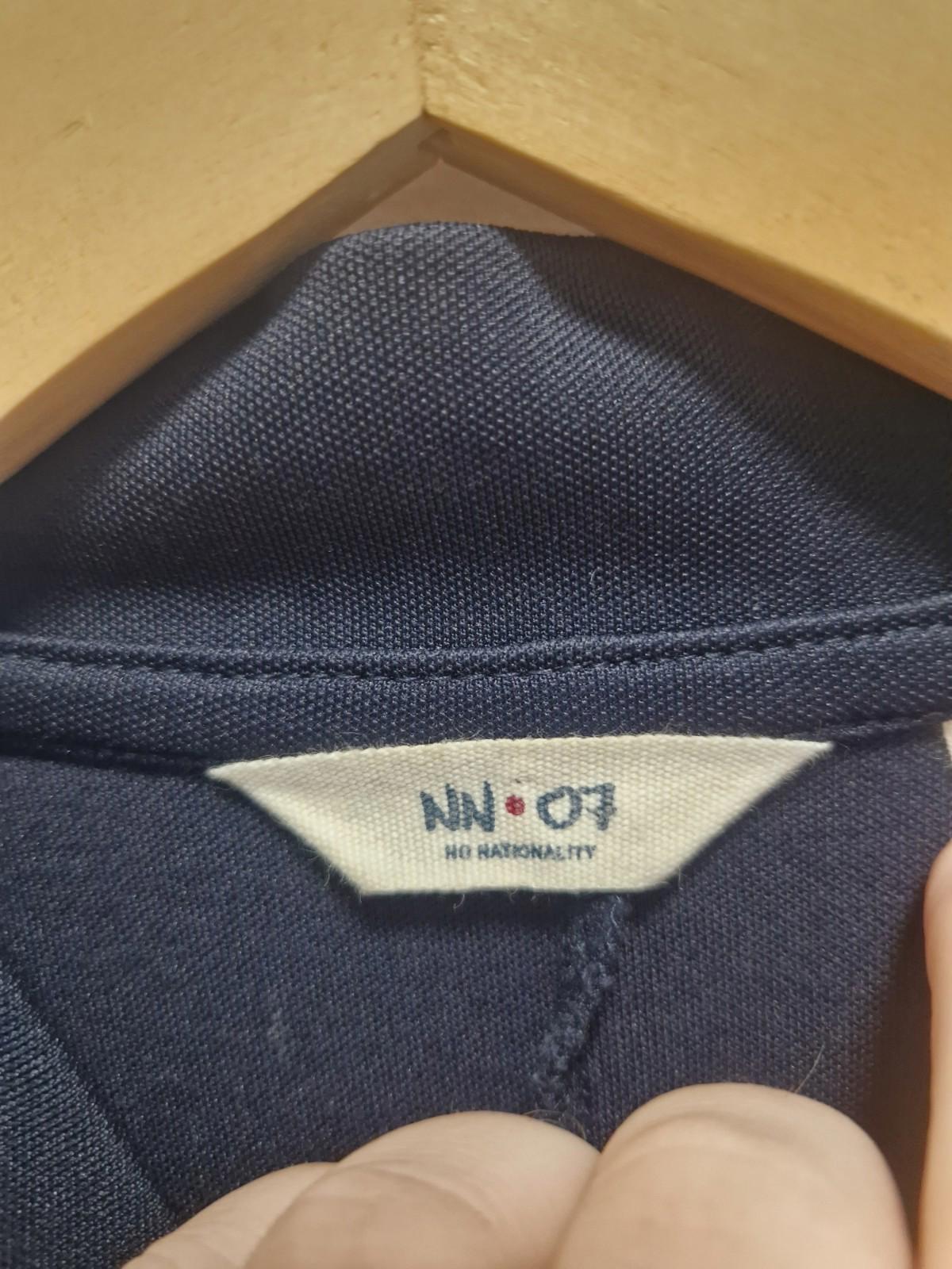 Nn.07  Birger Navy Blue Full Zip Track Jacket Uk Size Large Gc No Nationality