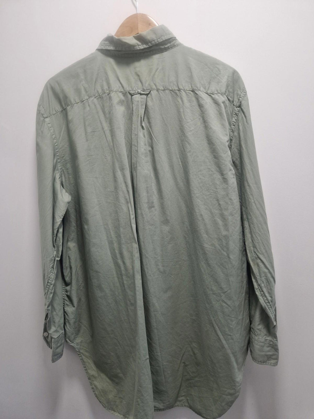 Polo Ralph Lauren long-sleeve cotton button-down shirt in a Olive Green Uk  Xl