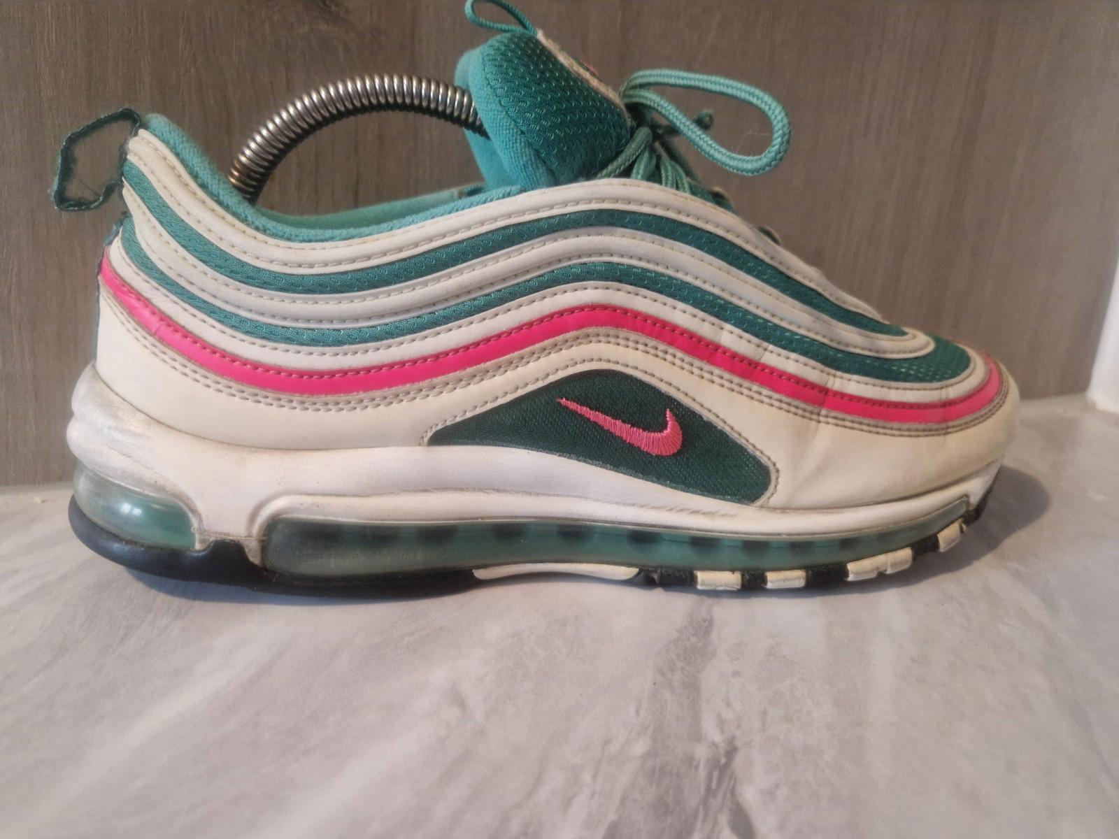 Nike Air Max 97 South Beach 2017 Release UK10/US11  Gc Pink Green Colourway