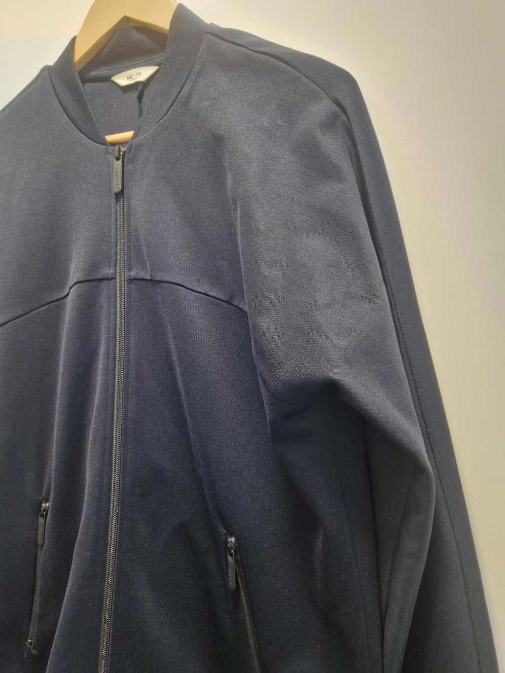 Nn.07  Birger Navy Blue Full Zip Track Jacket Uk Size Large Gc No Nationality