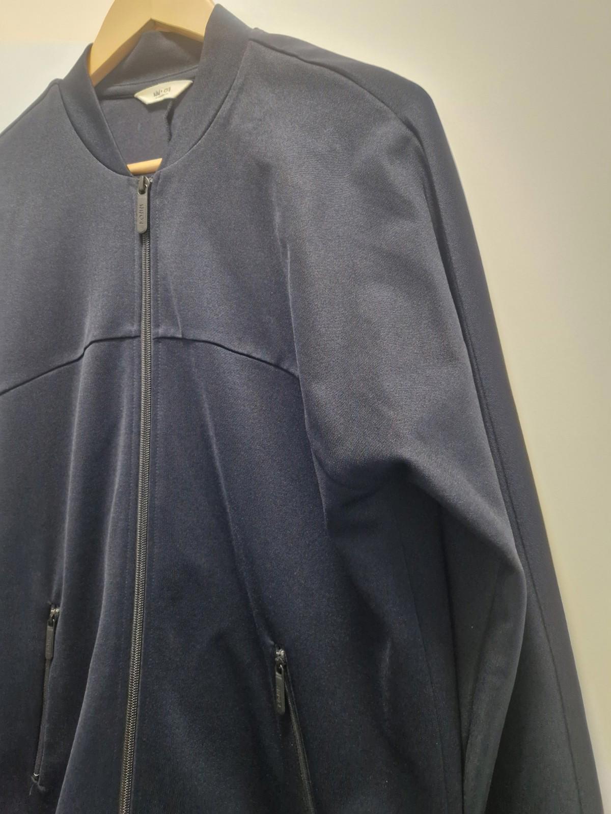 Nn.07  Birger Navy Blue Full Zip Track Jacket Uk Size Large Gc No Nationality