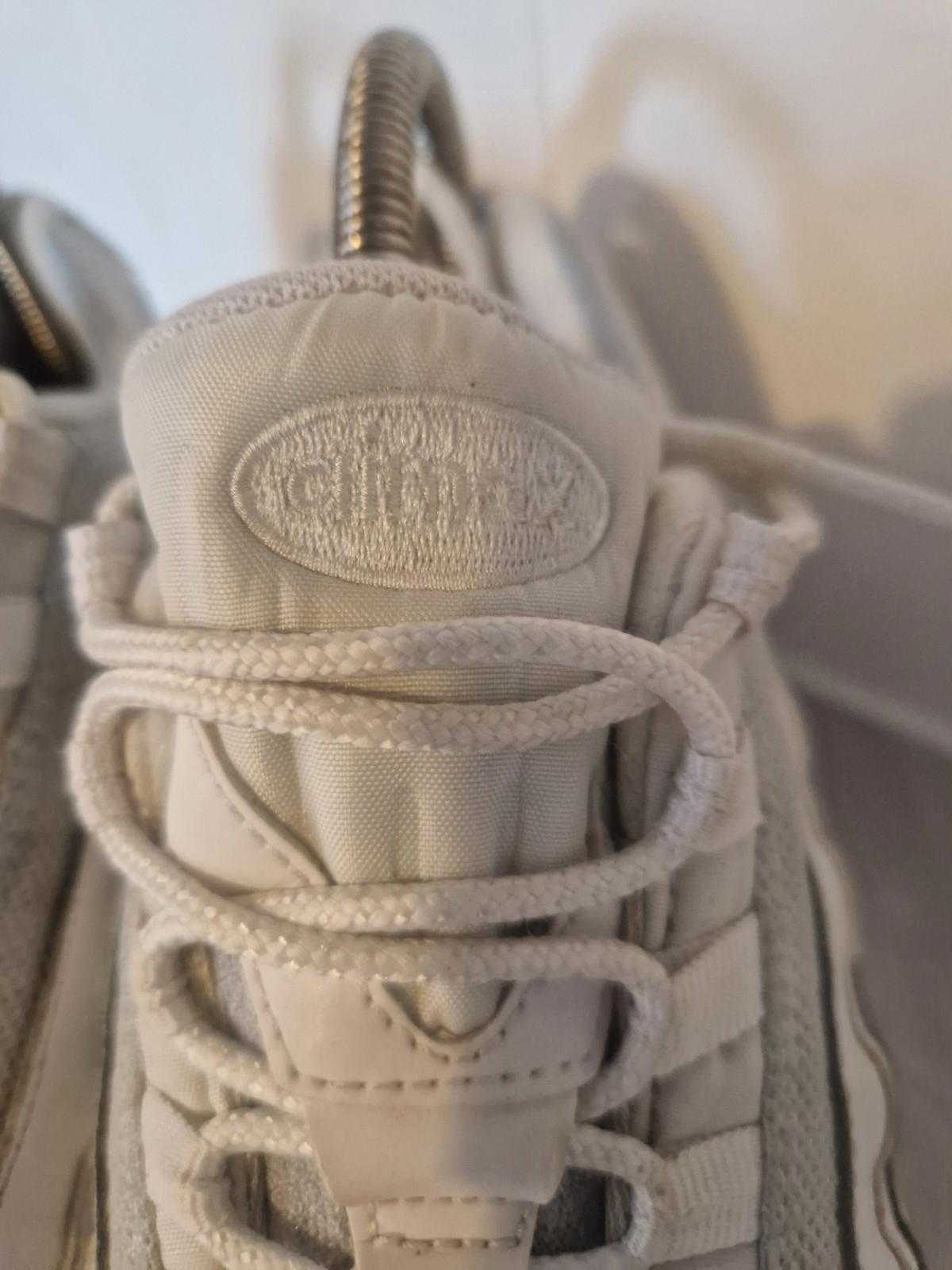 Nike Air Max 95 GS White CJ3906-100 Uk Size 6 Gc